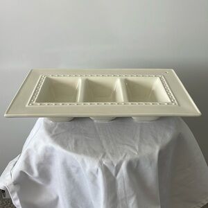 Nora Fleming PEARL DOT 3 Garnish Dish- Retired